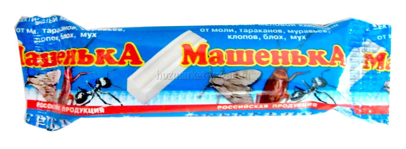 Карандаш инсектицидный МАШЕНЬКА Серебряная 20 г от тараканов, муравьев и пр.