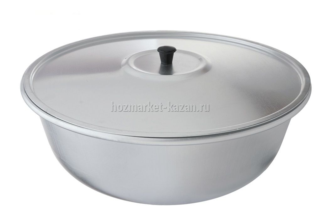 Миска алюминиевая 10 л, с крышкой, Scovo МТ-037