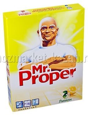 Моющий порошок для уборки Mr. Proper «Лимон» универсальный, 400 г