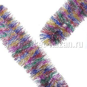 Мишура цветная Радуга диаметр 8,5 см