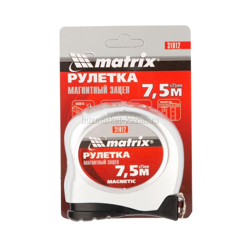 Рулетка 7,5м*25мм