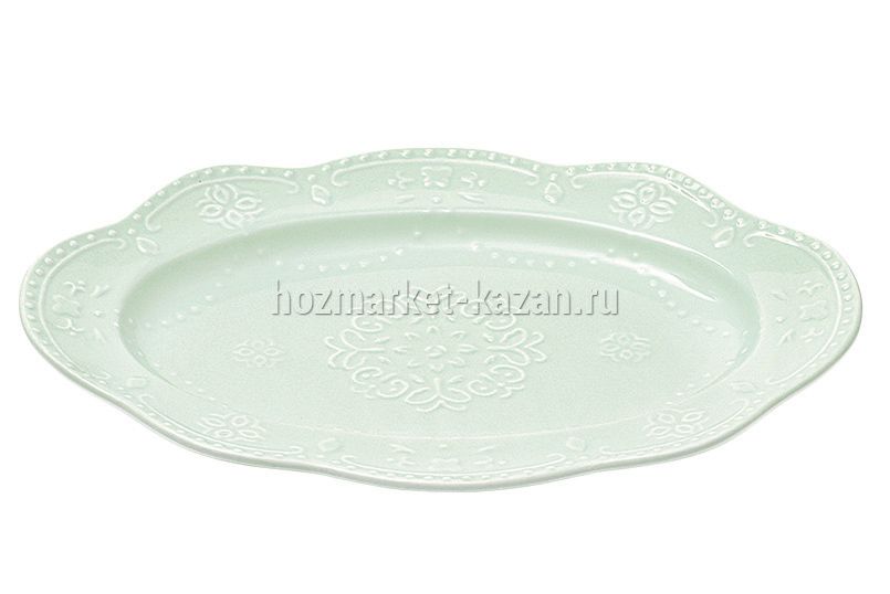 Блюдо овальное 32 см, Коралл HD-024G