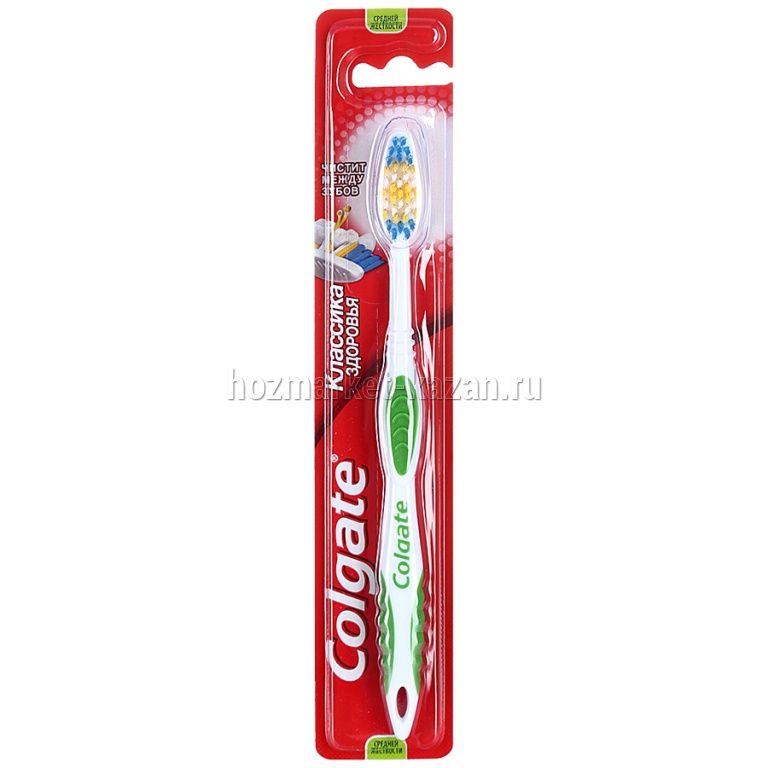 Зубная щетка Colgate классика, средней жесткости
