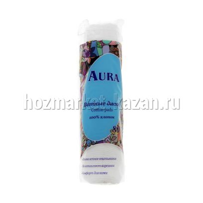Ватные диски Aura, 80 шт