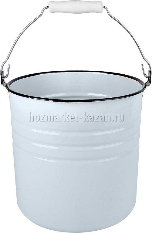Ведро эмалированное 12 л, без рисунка М1024