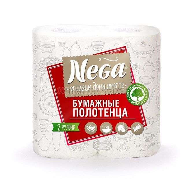 Полотенца бумажные «Nega» 2 рулона