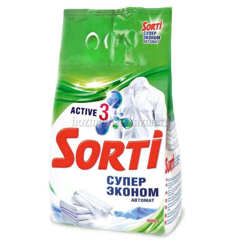Порошок Сорти Супер-Эконом 6 кг, автомат