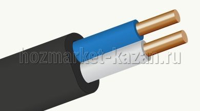 Провод ВВГ п НГ 2*2,5 черный