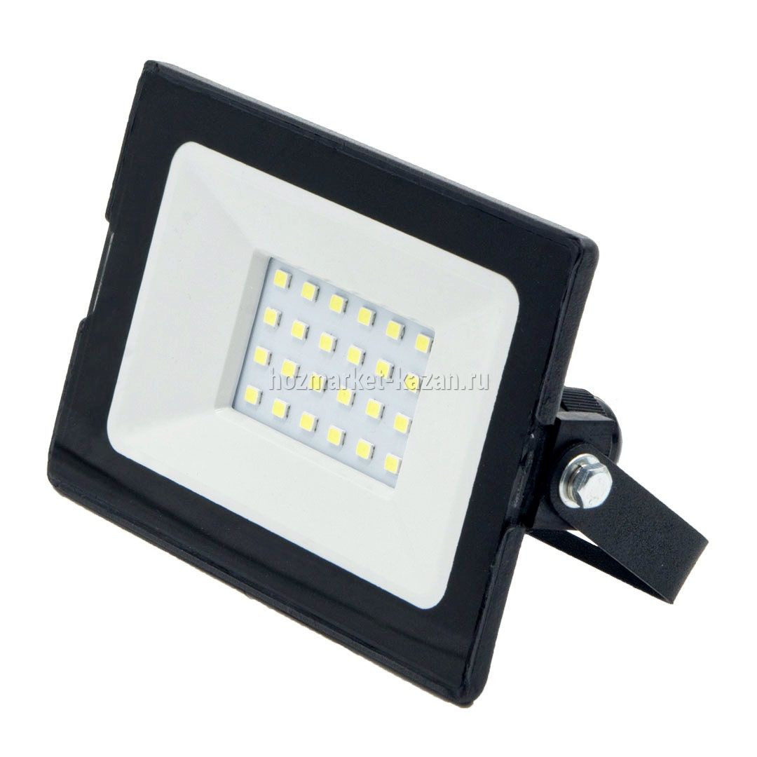 Прожектор LED 20 Вт VLF4-20-6500K-mini 1200 Лм 220 V