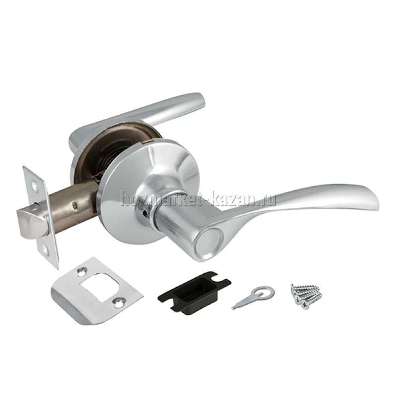 Ручка защелка 6010 СР-Р (без фиксатора), цвет: хром