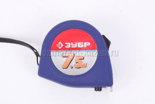 Рулетка 7,5м * 25мм ЗУБР КОМФОРТ 34016-8