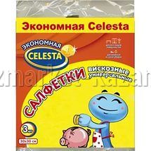 Салфетка вискозная 38*40 см, 3 шт, Selesta