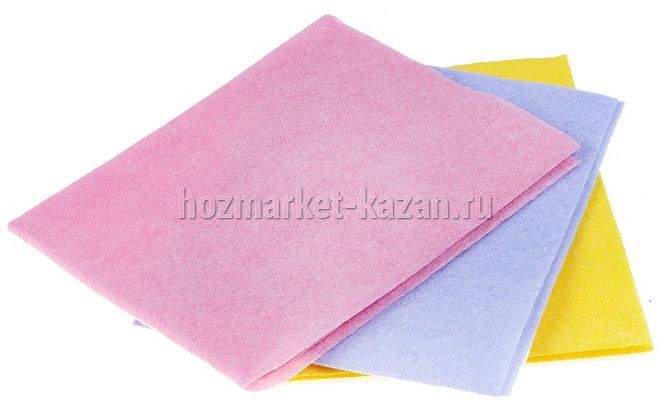 Салфетка вискозная, 3 шт, Alpak, 30 х 30 см, в п/п упаковке