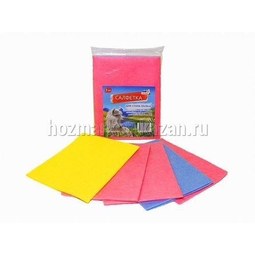 Салфетка вискозная, Alpak, 5 шт, 30х38 см, в п/п упаковке