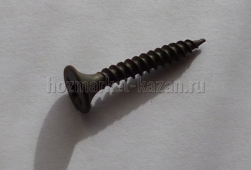 Саморез 3,5*45 потай,частая резьба,оксид М45
