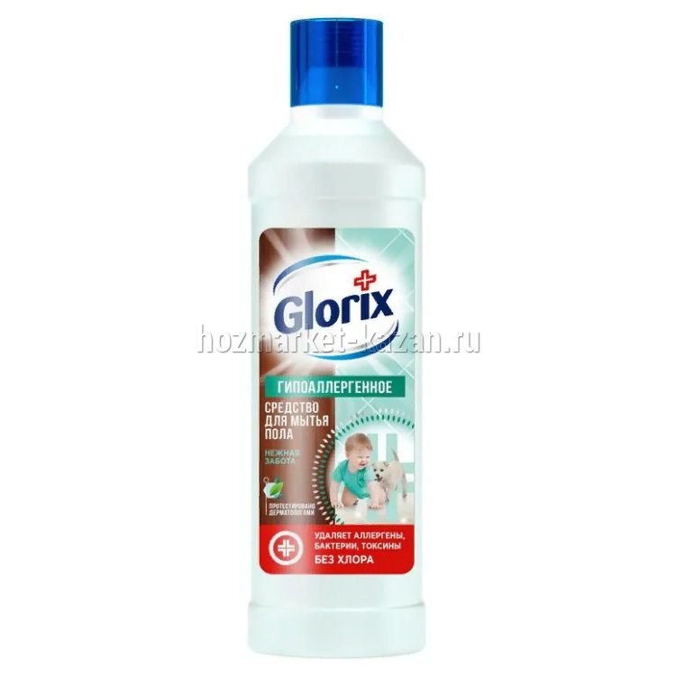 Средство для пола GLORIX Нежная забота, 1 л