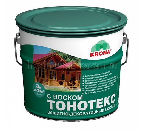 Тонотекс с воском 3л (бесцветный)