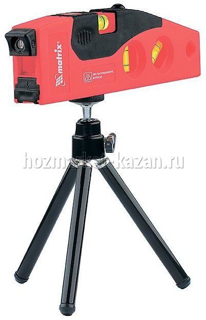 Уровень лазерный 180мм,220мм штатив, 4 глазка MATRIX 35022