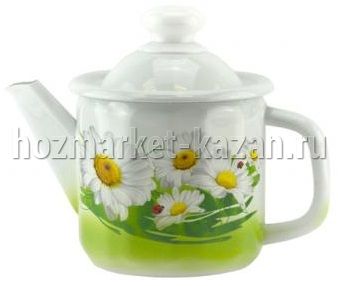 Эмалированный чайник 1 л Эмаль, рисунок: в ассортименте, М2707/6