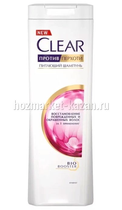 Шампунь «CLEAR» Восстановление поврежденных и окрашенных волос, 400 мл