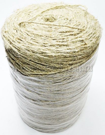 Шпагат льняной диаметр 1,4 мм, вес 1 кг