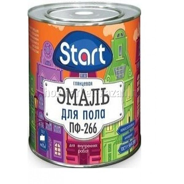 Эмаль ПФ 266 0,8 д/пола желто-коричневый