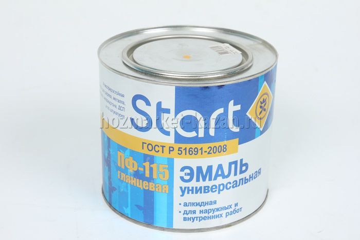 Эмаль ПФ-115 черная 1,9кг