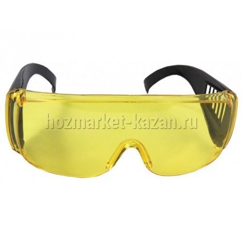 Очки защитные желтые с дужками