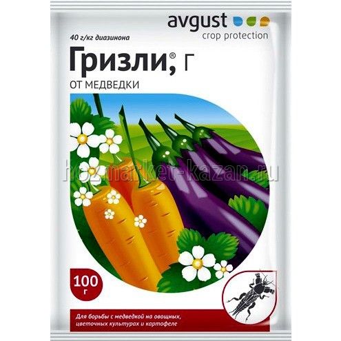 Средство от медведки на всех культурах Гризли 100 г