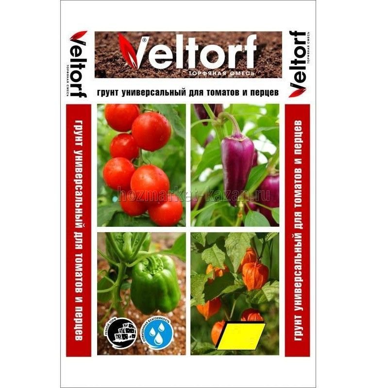 Грунт универсальный «Томат и Перец» 25 л Veltorf