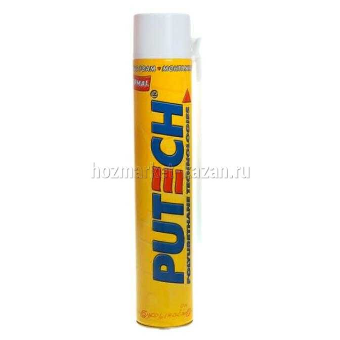 Пена монтажная PUTECH всесезонная, 750 мл