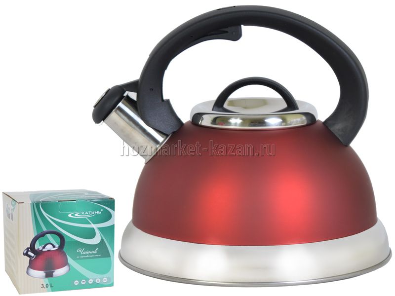 Чайник из нержавеющей стали 3,0 л, Катунь КТ-107К