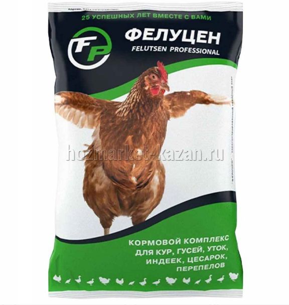 Фелуцен порошок для кур и дом.птицы 1кг