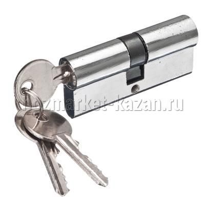 Сердцевина замка цинк 70мм 35*35 3кл кл-кл хром