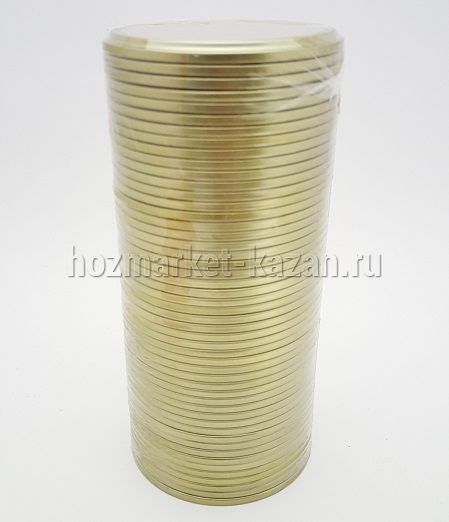 Крышка СКО, металлическая, лакированная I d=8,2 см, «Волжанка», упаковка 50 шт