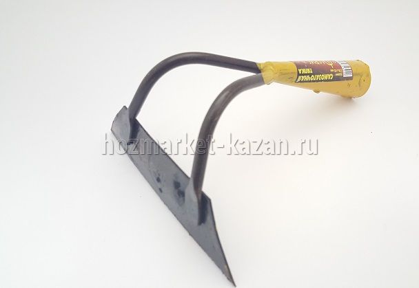 Тяпка сварная, самозаточная 170 х 52 мм, цвет: желтый