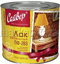 Лак Мебельный ПФ-283 0,8кг. Saiver