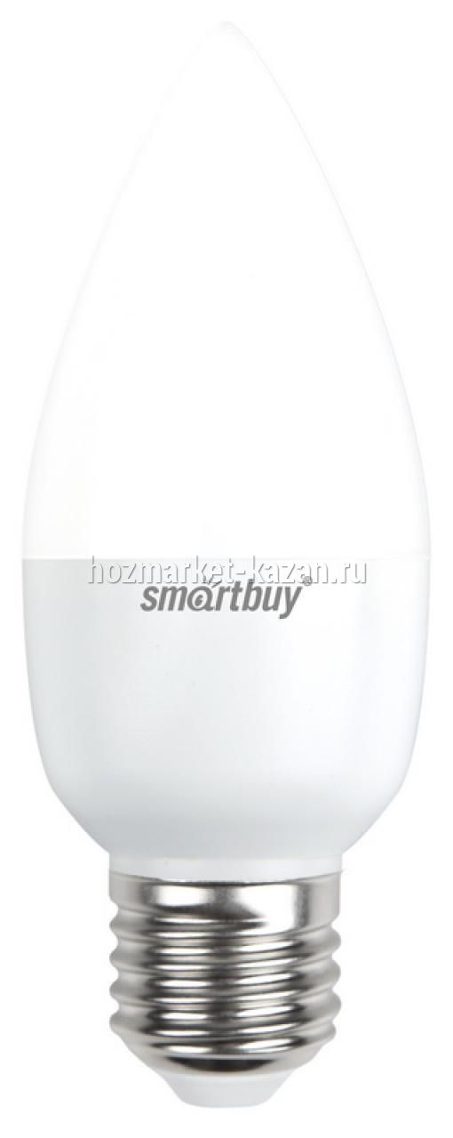 Лампа светодиодная Smartbuy свеча E 27 С37, 7 Вт, 4000К
