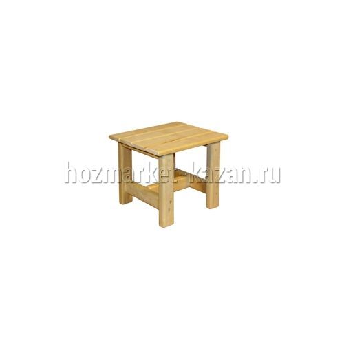 Табурет №2 малый деревянный из липы