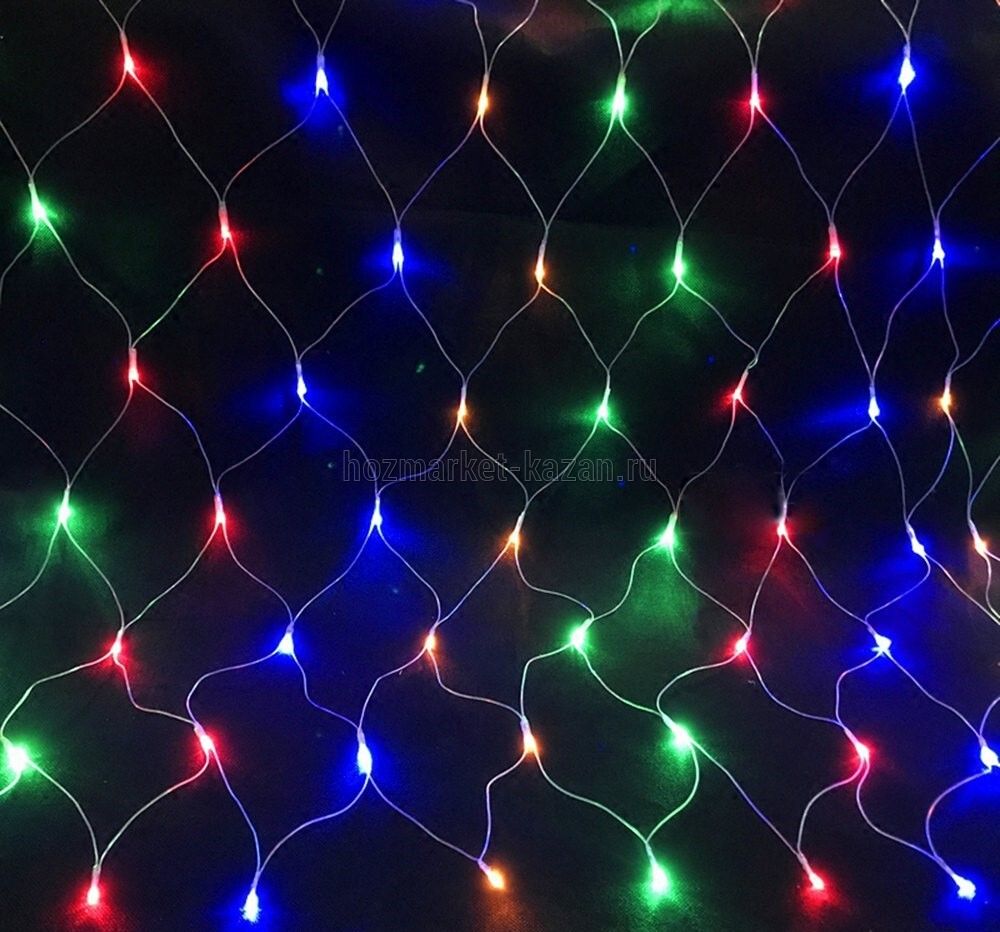 Гирлянда сетка светодиодный, LED 160, 1,5 х 1,5 м