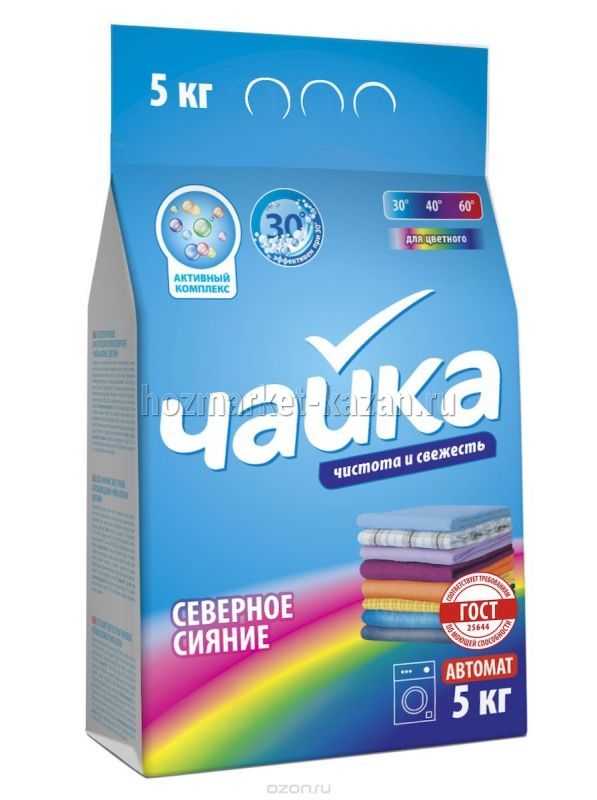 Порошок Чайка для цветного 5 кг, автомат