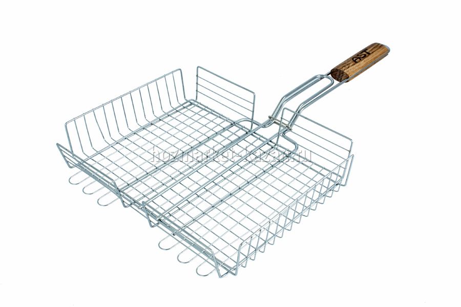 Решетка - гриль универсальная, двойная 310 х 240 х 550 мм хром KAMtools 028045