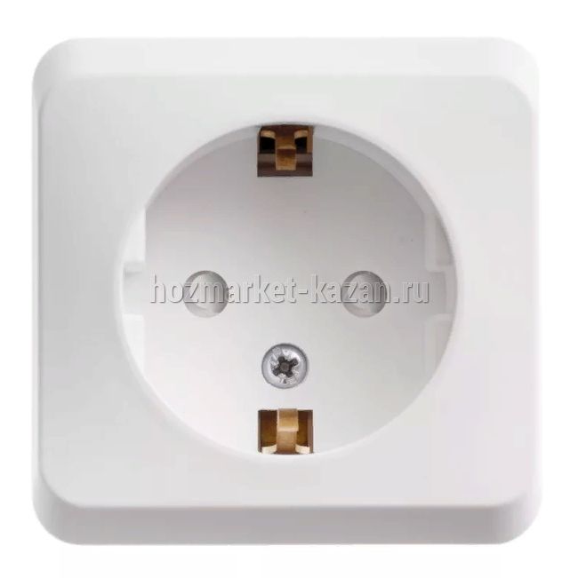 Розетка ОП-1 РА16-004В с/з со шторками