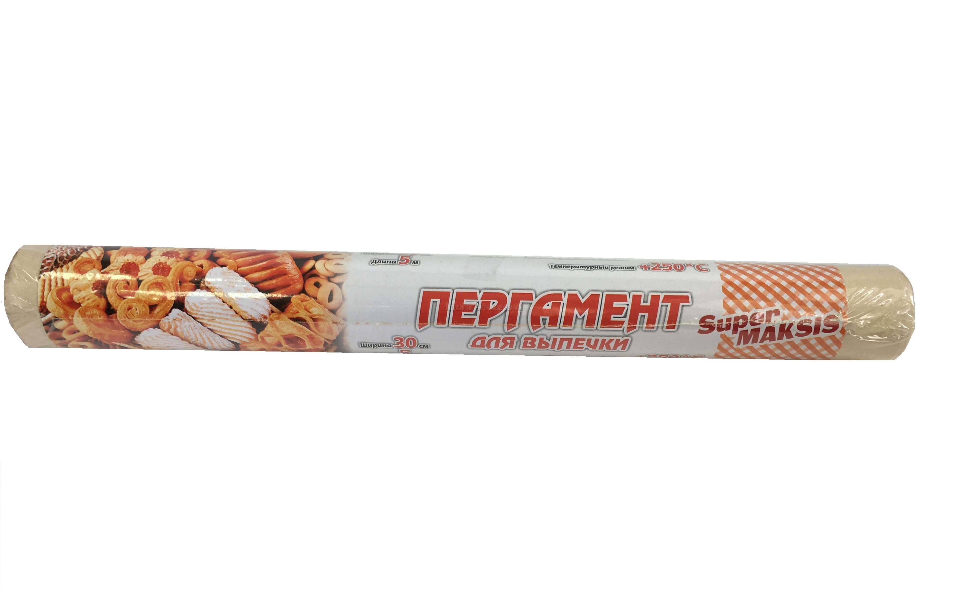 Пергамент для выпечки «Super Maksis», длина 5 м, ширина 30 см