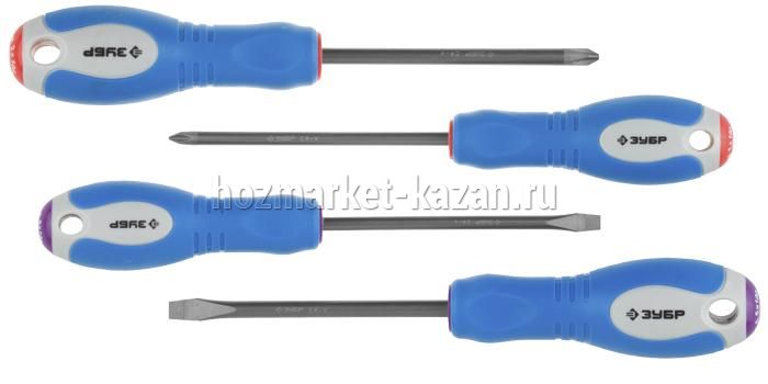 Набор отверток ЗУБР 4шт.