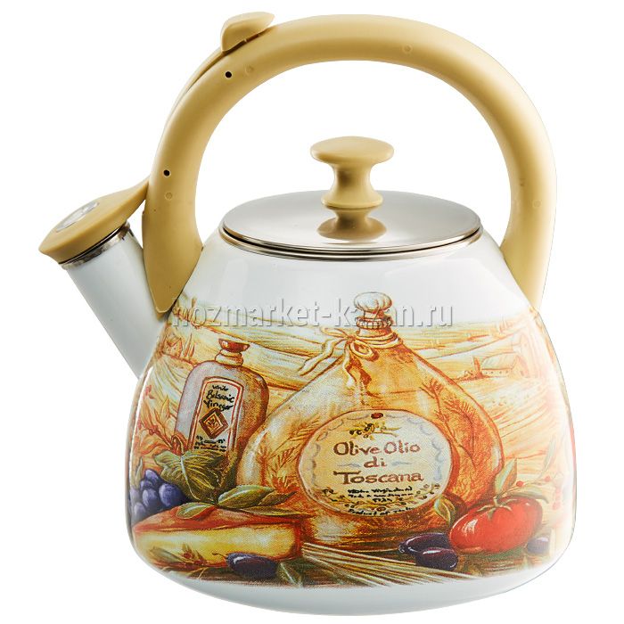 Чайник 3,0 л со свистком EM-30001/41 «Сицилия» Metalloni