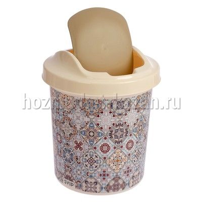 Контейнер для мусора круглый «Марокко» 12 л SV 4118