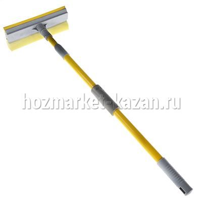 Окномойка с телескопической ручкой 58 - 96 см, длина насадки 20 см Vetta 444-332