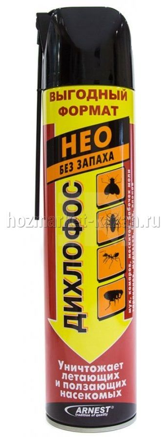 Аэрозоль от летающих и ползающих насекомых Дихлофос «Нео», 600 мл
