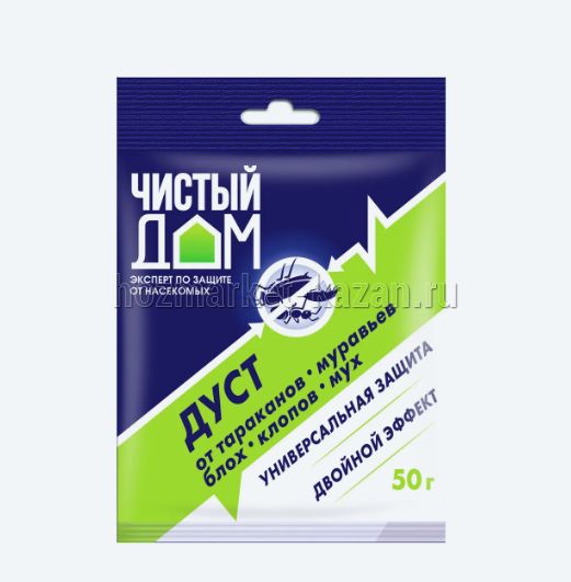 Дуст (от тараканов, блох,мух,клопов) 50г